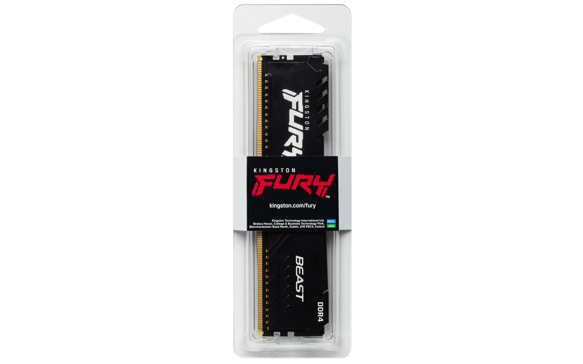 Kingston Technology FURY Beast - 4 GB 1 x 4 GB DDR4 2666MT/s memory module