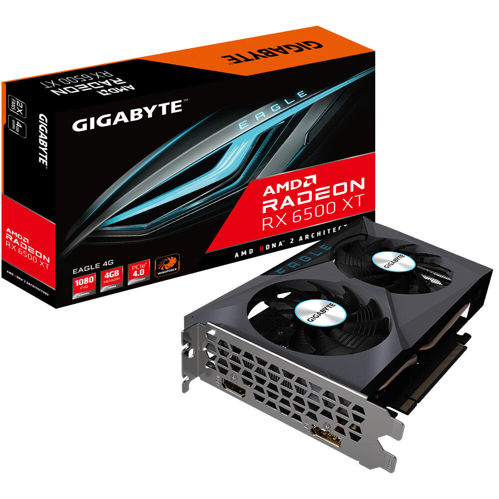 GIGABYTE EAGLE - AMD 4 GB GDDR6 Radeon RX 6500 XT graphics card