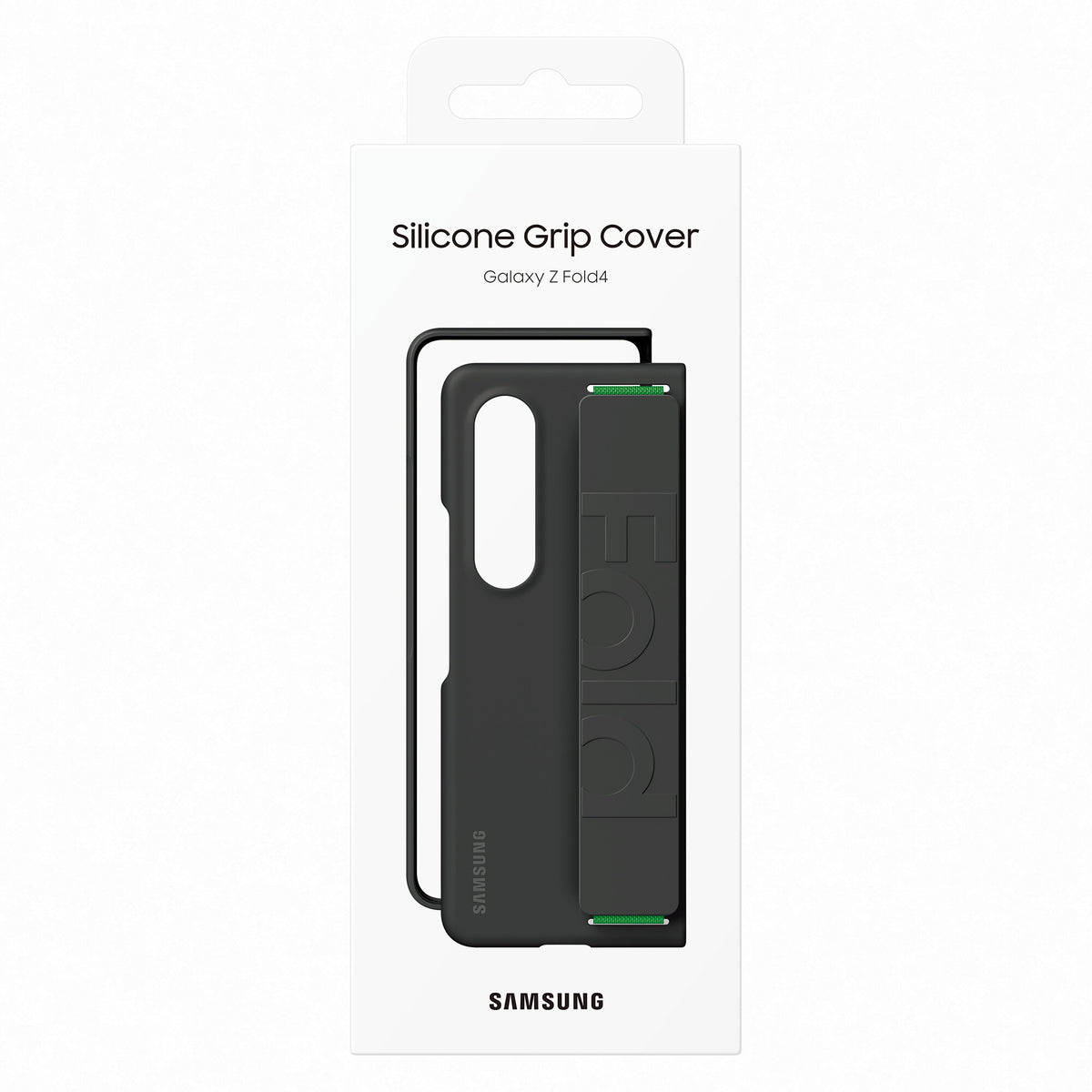 Samsung Silicone Grip Cover for Galaxy Z Fold4 in Black