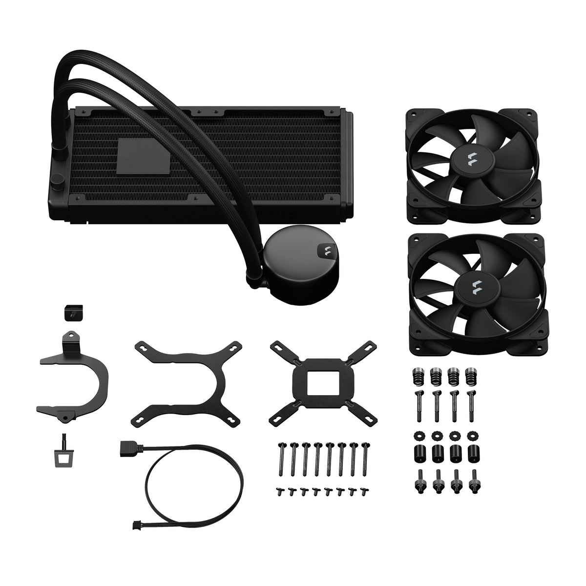 Fractal Design Lumen S24 v2 - All-in-one Liquid Processor Cooler in Black - 240mm