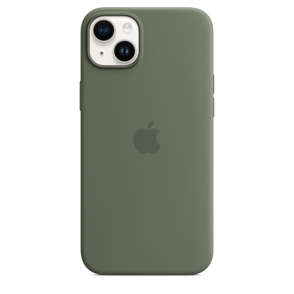 Apple MQUD3ZM/A - Silicone Case with MagSafe for iPhone 14 Plus in Olive