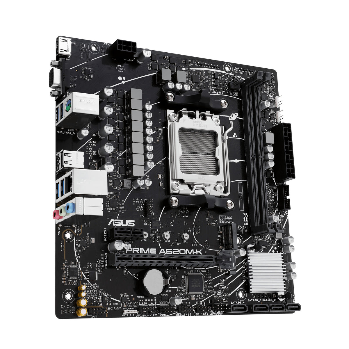 ASUS PRIME A620M-K micro ATX motherboard - AMD A620 Socket AM5