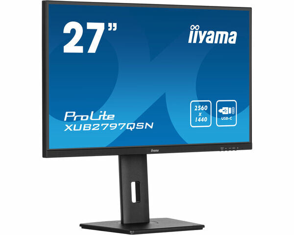 iiyama ProLite XUB2797QSN-B1 - 68.6 cm (27&quot;) - 2560 x 1440 pixels WQHD LED Monitor