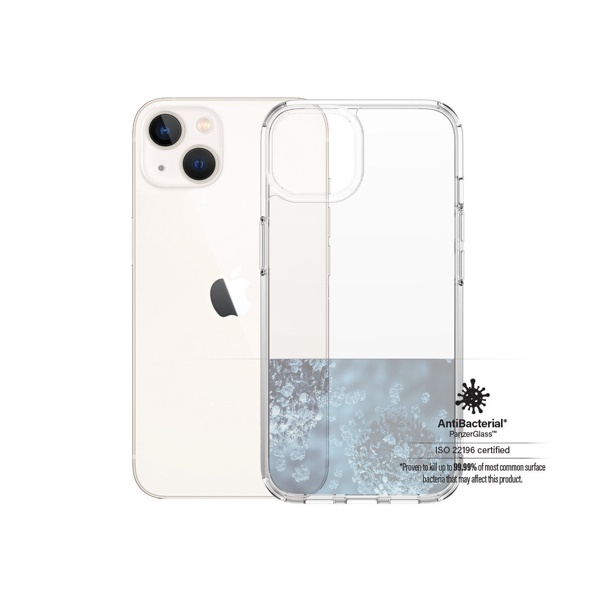 PanzerGlass ® HardCase for iPhone 13 in Transparent