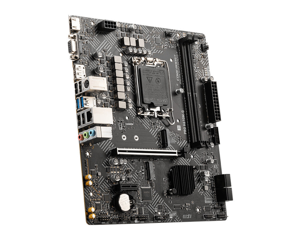 MSI PRO H610M-G micro ATX motherboard - Intel H610 LGA 1700