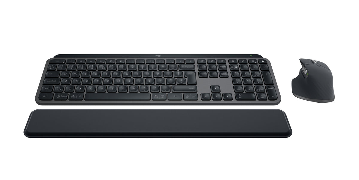 Logitech MX Keys S Combo -  RF Wireless + Bluetooth Mouse + Wireless QWERTY US International Keyboard