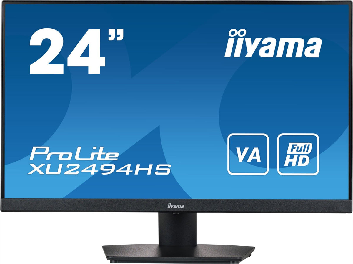 iiyama ProLite XU2494HS-B2 Computer Monitor 60.5 cm (23.8&quot;) 1920 x 1080 pixels Full HD LED Black