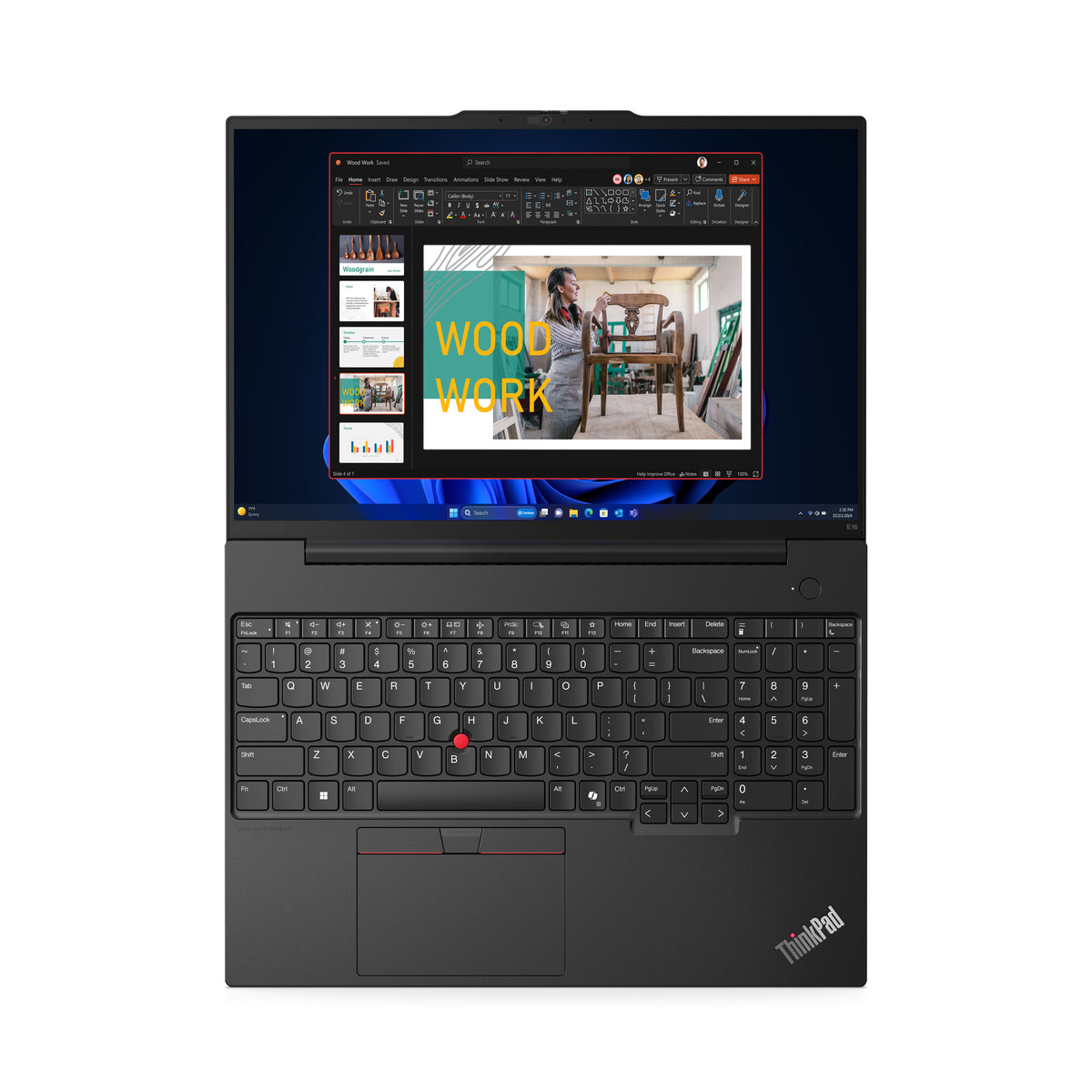 Lenovo ThinkPad E16 Gen 2 Laptop - 40.6 cm (16&quot;) - Intel Core Ultra 7 155H - 16 GB DDR5-SDRAM - 512 GB SSD - Wi-Fi 6E - Windows 11 Pro - Black