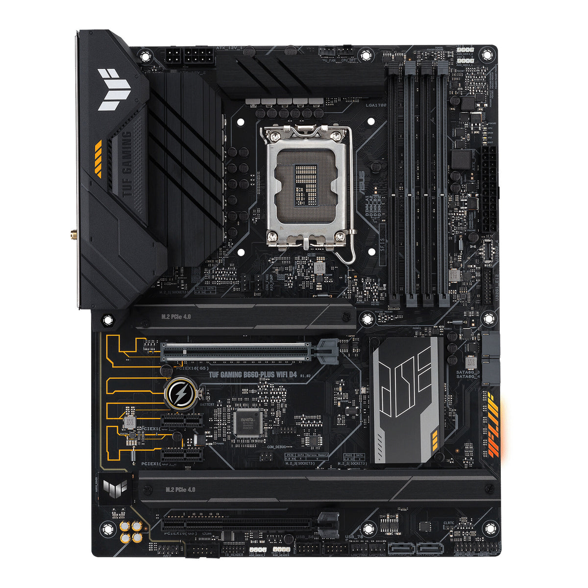 ASUS TUF GAMING B660-PLUS WIFI D4 ATX motherboard - Intel B660 LGA 1700