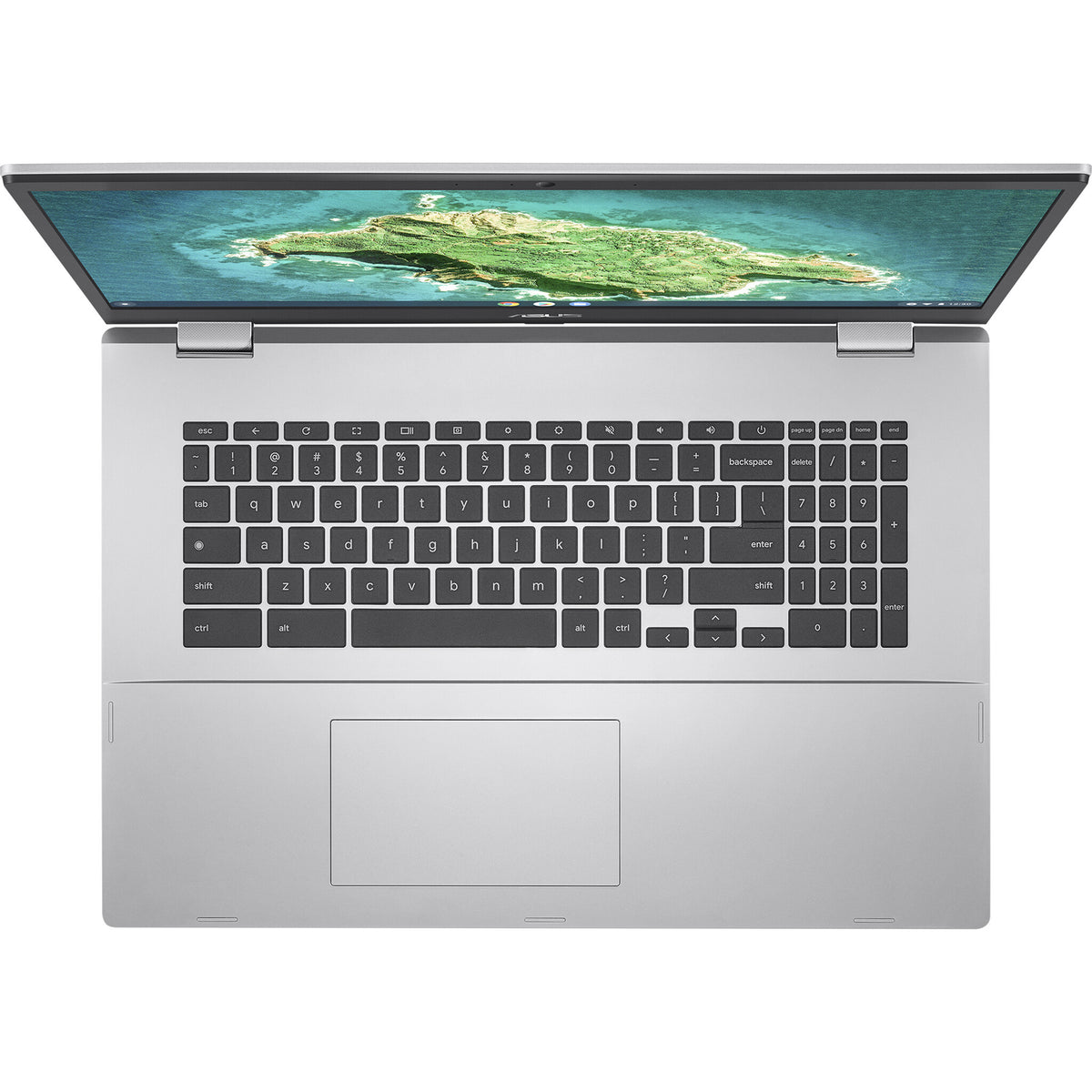 ASUS Chromebook - 43.9 cm (17.3&quot;) - Intel® Pentium® Silver N6000 - 4 GB LPDDR4x-SDRAM - 128 GB eMMC - Wi-Fi 6 - ChromeOS - Silver