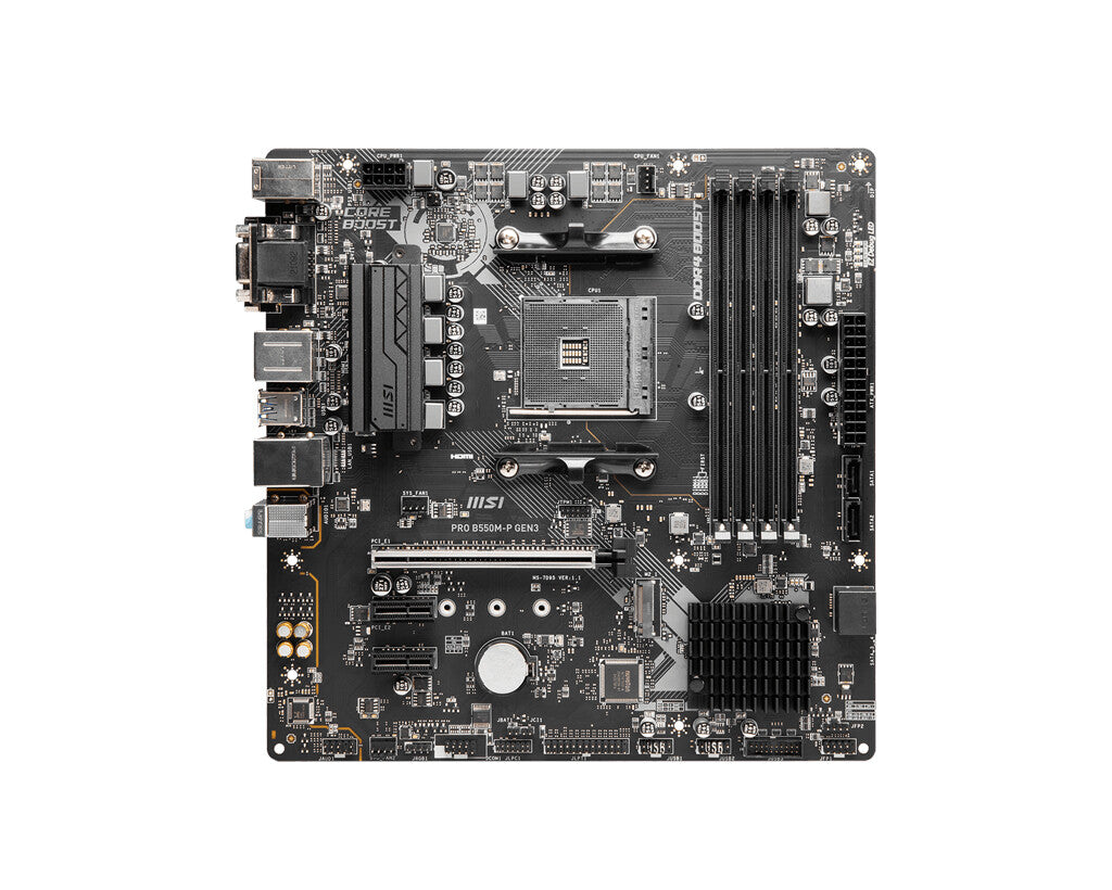 MSI PRO B550M-P GEN3 micro ATX motherboard - AMD B550 Socket AM4