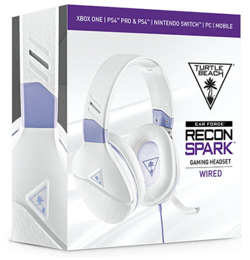 Turtle Beach Recon Spark - Wired Gaming Headset in Purple / White