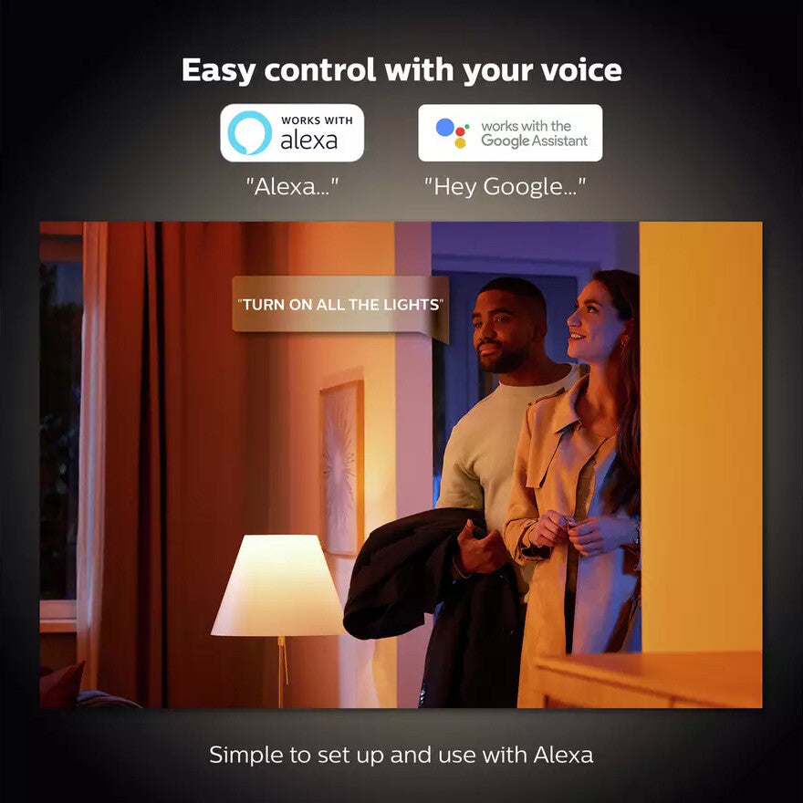 Philips Hue Smart lightbulb - White and Colour - GU10 (Pack of 6)