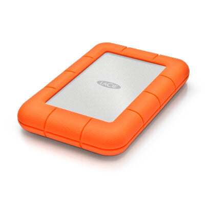 LaCie Rugged Mini - USB Type-C External HDD in Orange - 2 TB