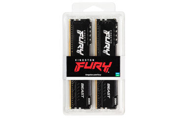 Kingston Technology FURY Beast Black - 32 GB 2 x 16 GB 3200MT/s DDR4 memory module