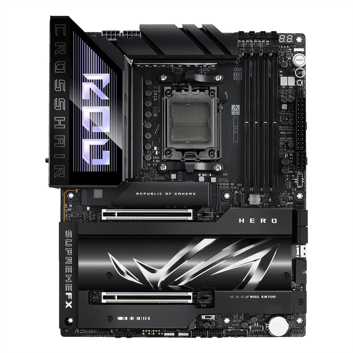 ASUS ROG CROSSHAIR X870E HERO ATX motherboard -AMD X870E Socket AM5