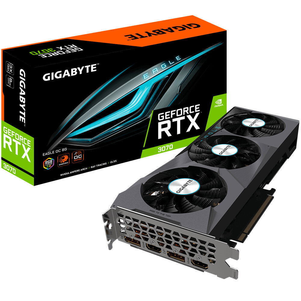 GIGABYTE EAGLE OC - NVIDIA 8 GB GDDR6 GeForce RTX 3070 graphics card