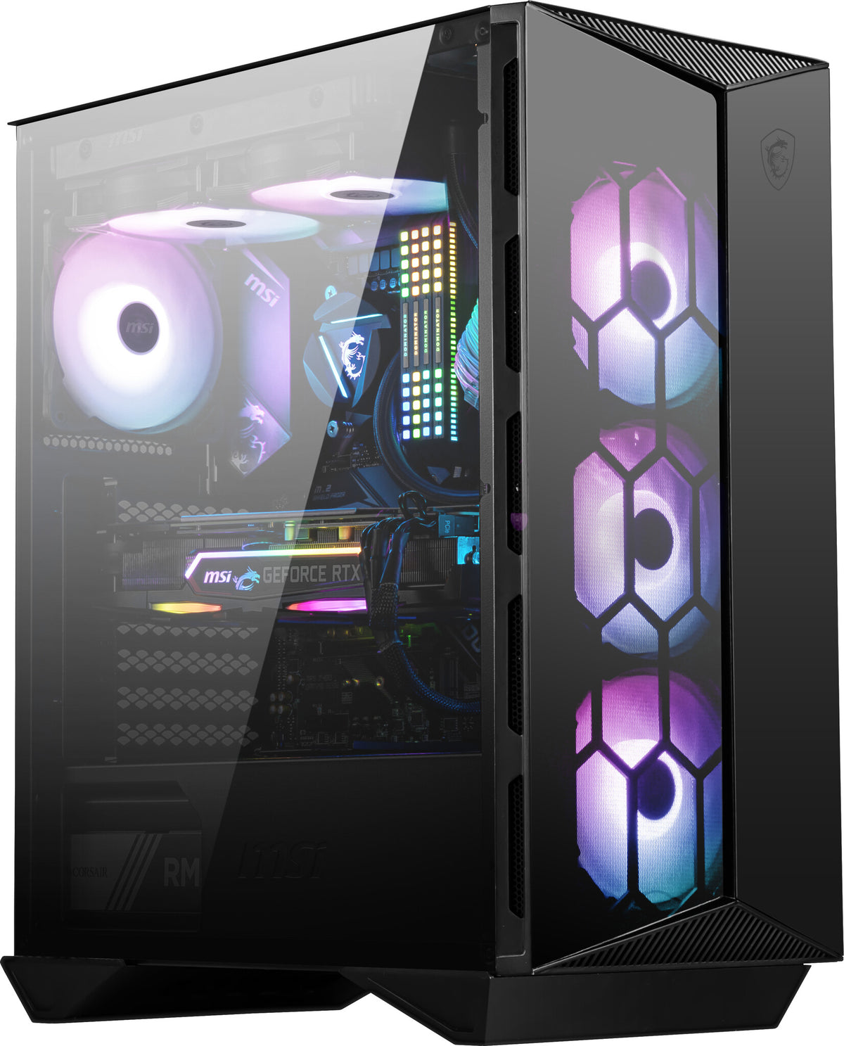 MSI MPG GUNGNIR 110R - ATX Mid Tower Case in Black