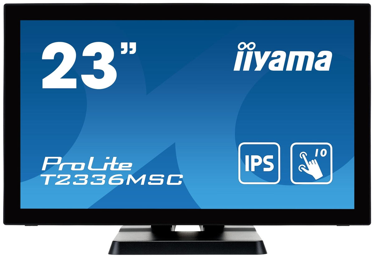 iiyama ProLite T2336MSC-B3 LED display 58.4 cm (23&quot;) 1920 x 1080 pixels Full HD Touchscreen Black Monitor