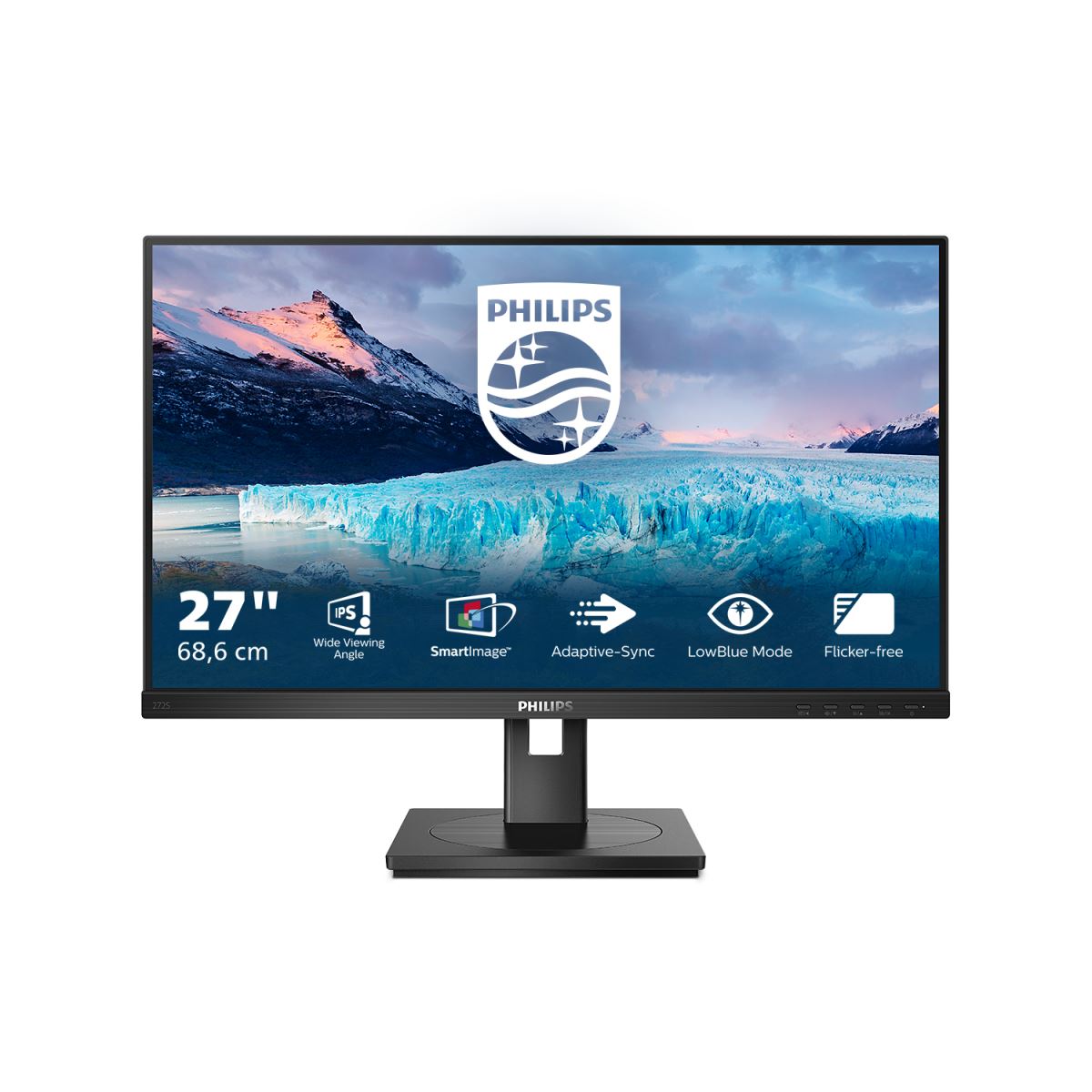 Philips MMD 272S1M/00 68.6 cm (27&quot;) 1920 x 1080 pixels Full HD LCD Black Monitor