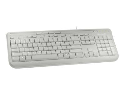 Microsoft Wired 600, White keyboard USB