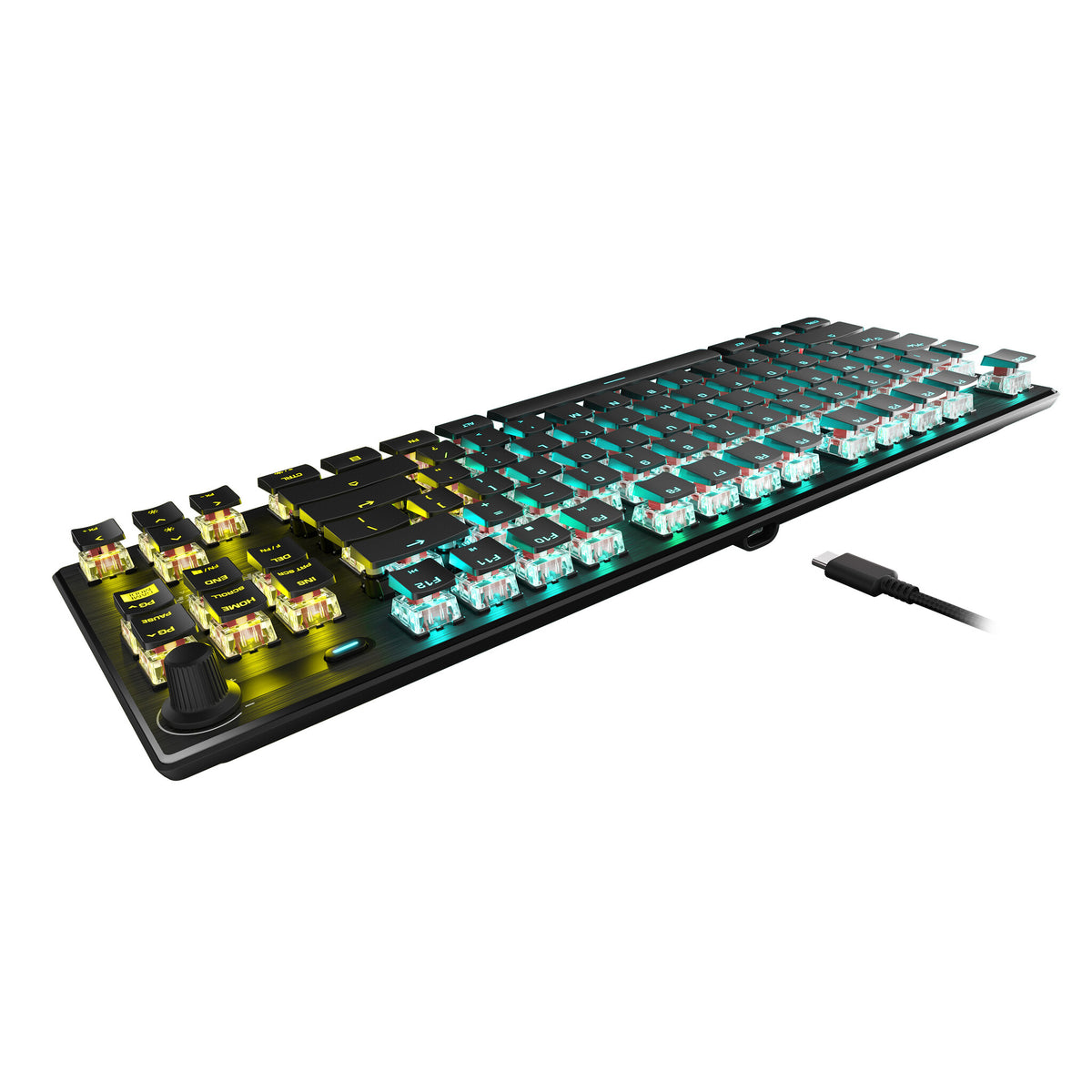 ROCCAT Vulcan TKL Pro - USB Wired RGB Mechanical Gaming Keyboard in Black (QWERTY UK)