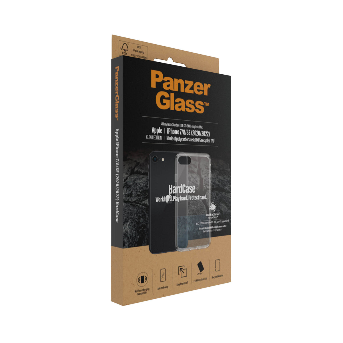 PanzerGlass ® HardCase for iPhone SE (2020/2022) / 7 / 8 in Transparent