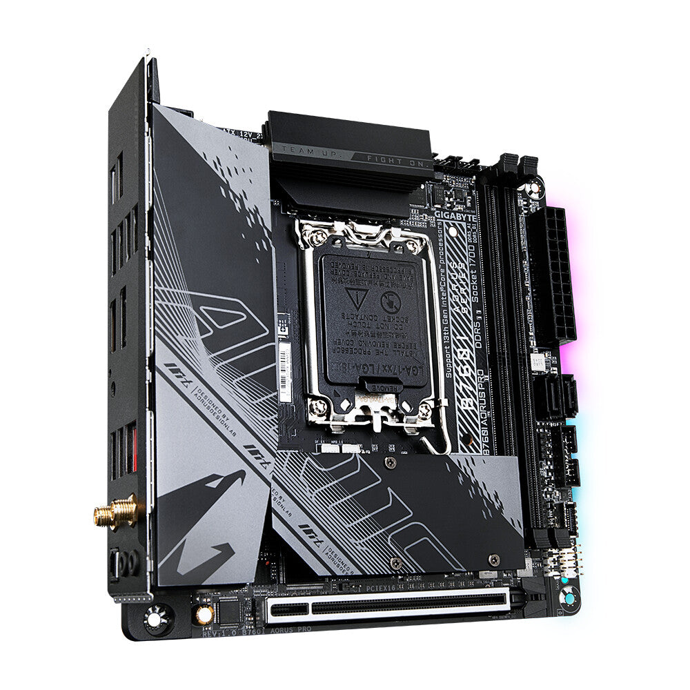 Gigabyte B760I AORUS PRO mini ITX motherboard - Intel B760 Express LGA 1700