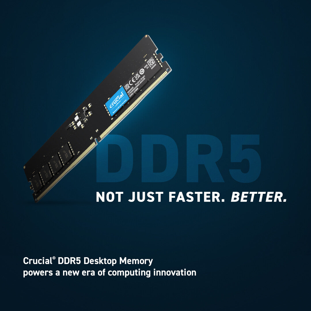 Crucial - 64 GB 2 x 32 GB DDR5 5600 MHz memory module