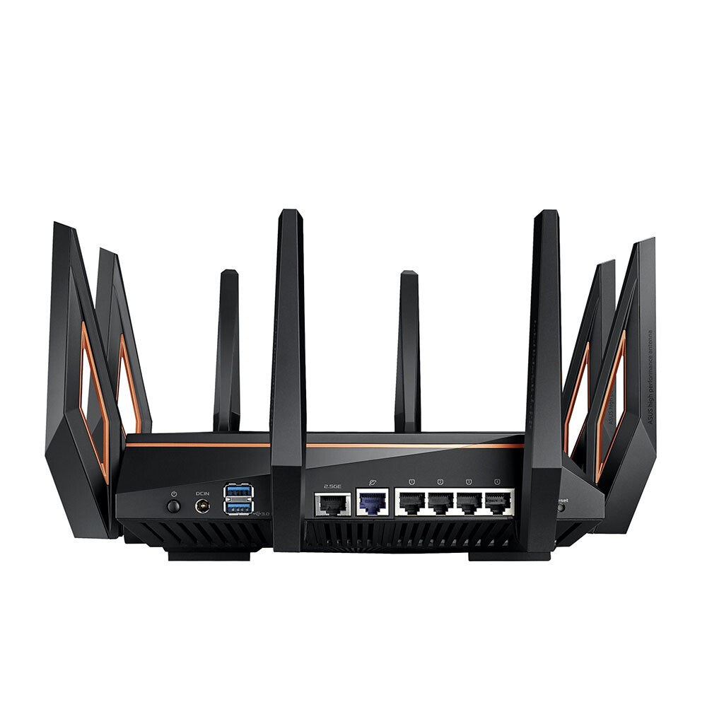 ASUS GT-AX11000 - Gigabit Ethernet Tri-band (2.4 GHz / 5 GHz / 5 GHz) wireless router in Black