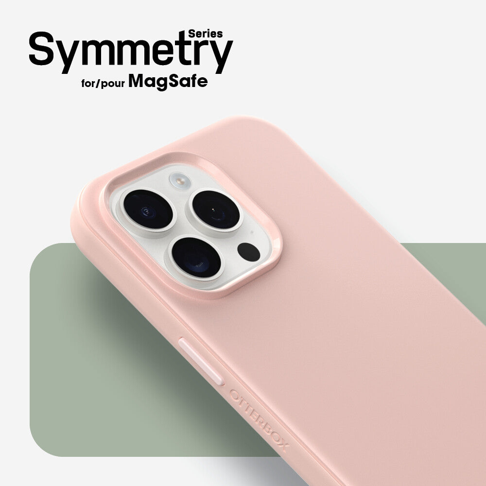 OtterBox Symmetry Series Clear with MagSafe for iPhone 15 Pro in Ballet Shoes