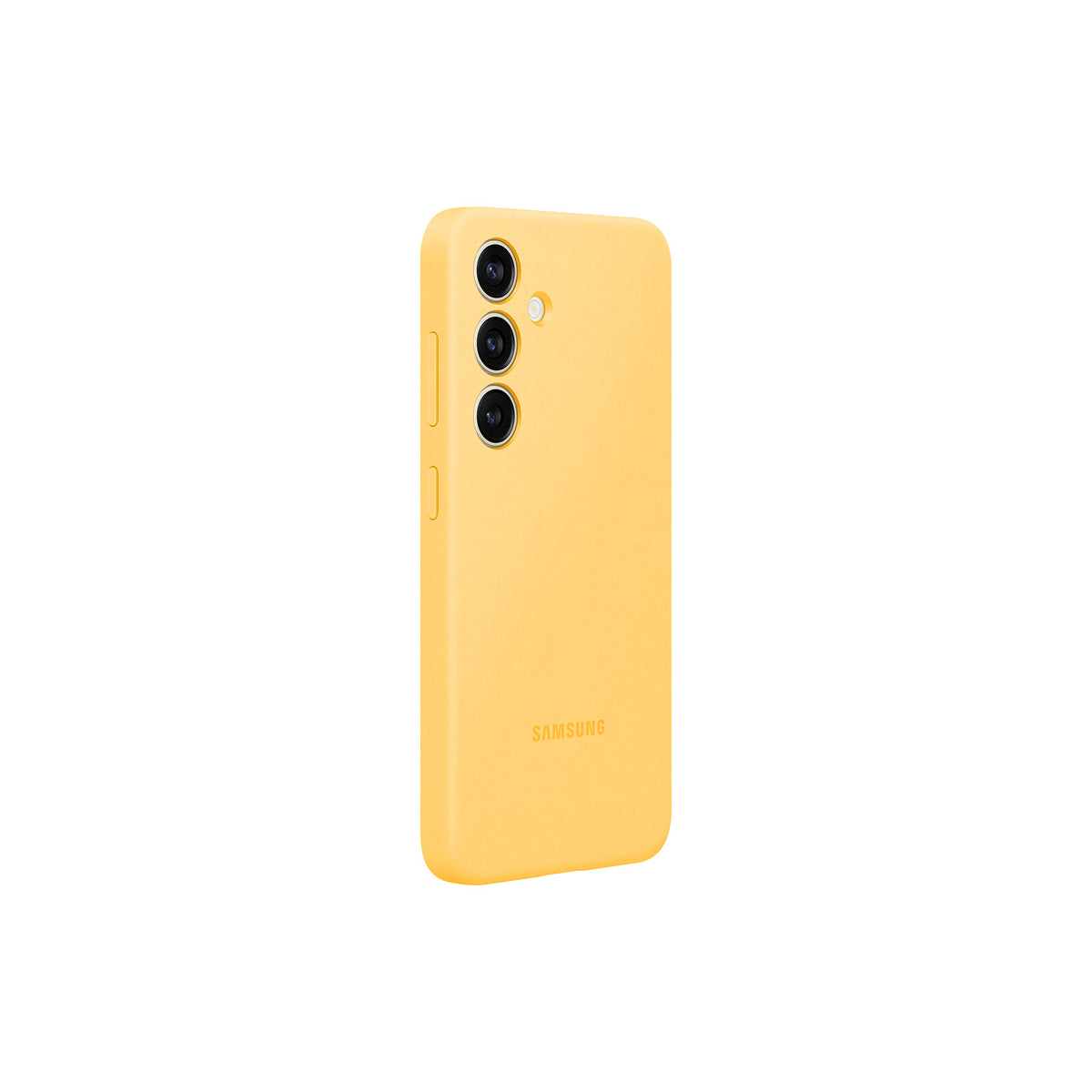 Samsung Silicone Case for Galaxy S24 in Yellow