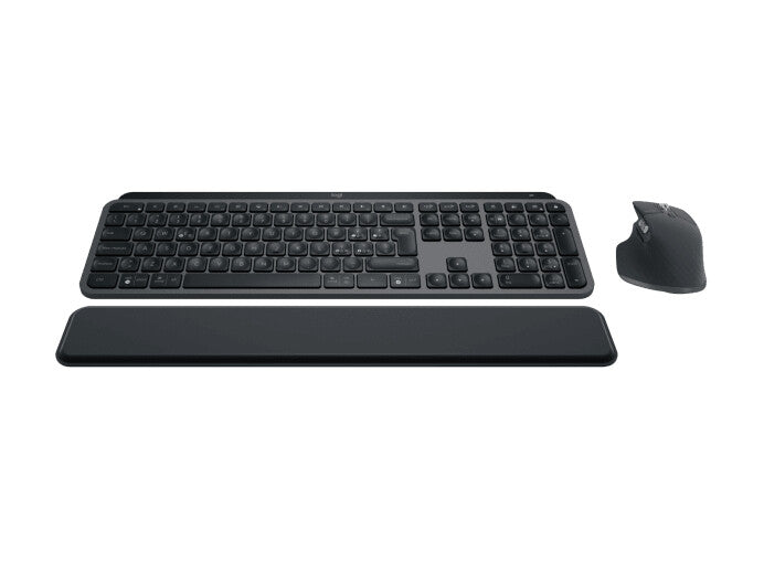 Logitech MX Keys S Combo -  RF Wireless + Bluetooth Mouse + Wireless QWERTY Italian Keyboard