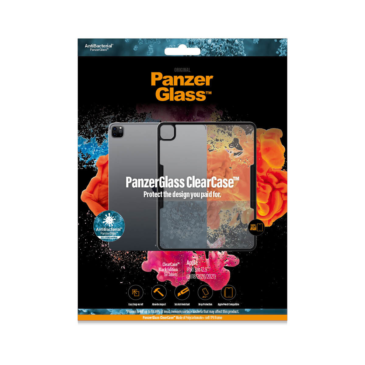 PanzerGlass ® ClearCase™ for 12.9&quot; iPad Pro in Black