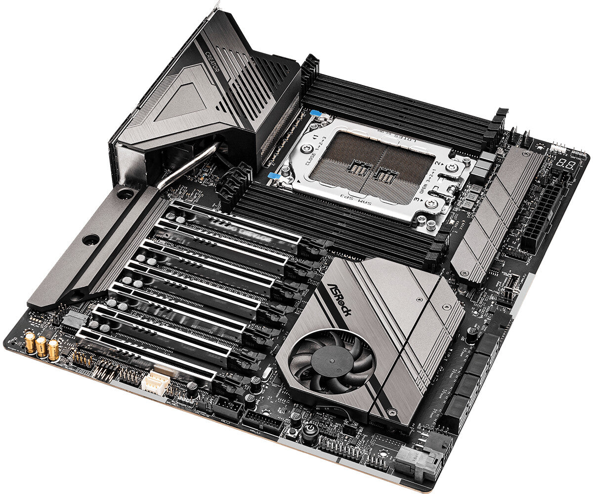 Asrock WRX80 CREATOR R2.0 Extended ATX motherboard - AMD WRX80 Socket sWRX8