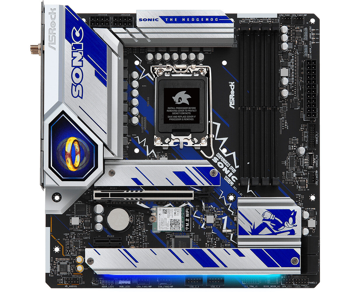 Asrock B760M PG SONIC WIFI micro ATX motherboard - Intel B760 LGA 1700