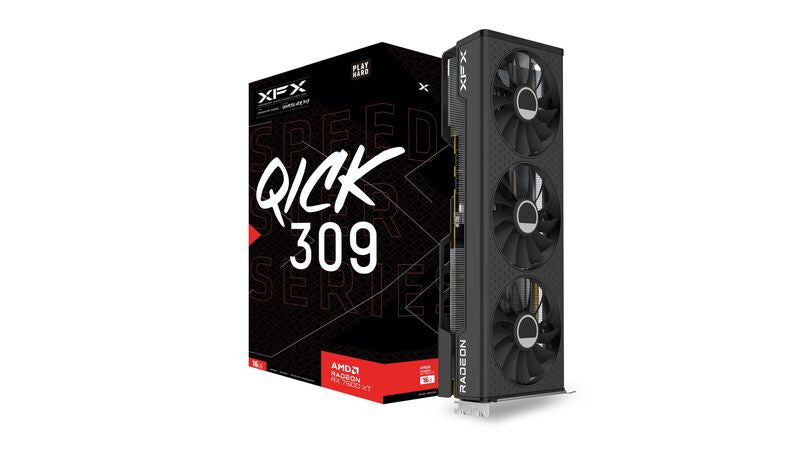 XFX Speedster QICK 309 - AMD 16 GB GDDR6 Radeon RX 7600 XT graphics card