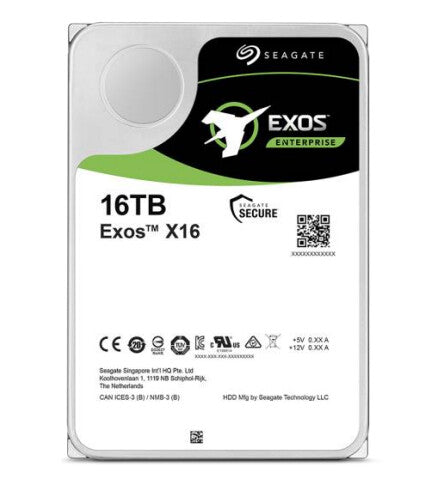 Seagate Exos X16 - 7.2K RPM Serial ATA III  3.5&quot; HDD - 16 TB