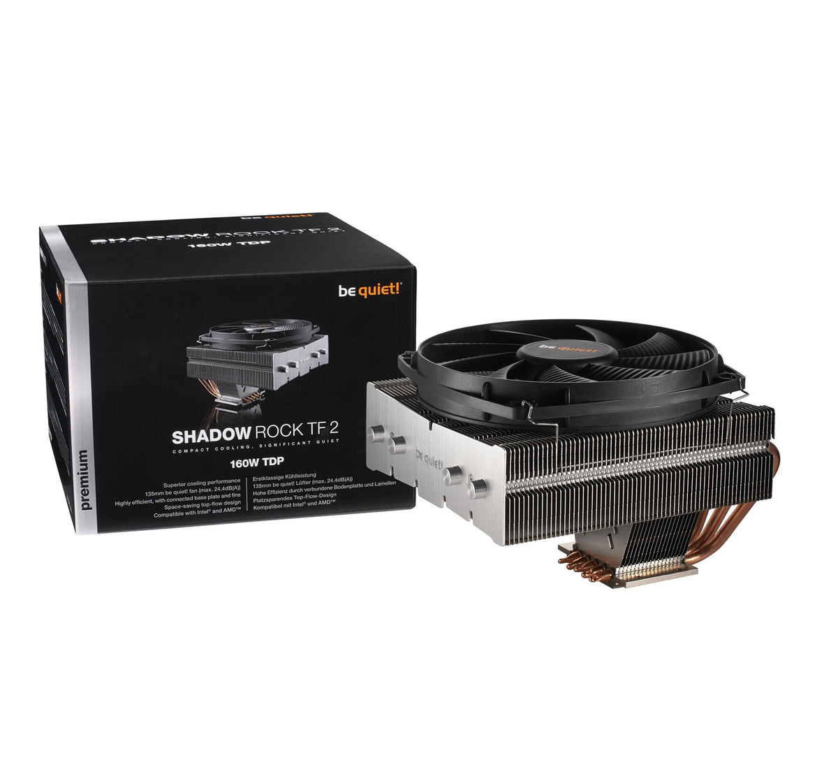 be quiet! Shadow Rock TF 2 - Air Processor Cooler - 135mm