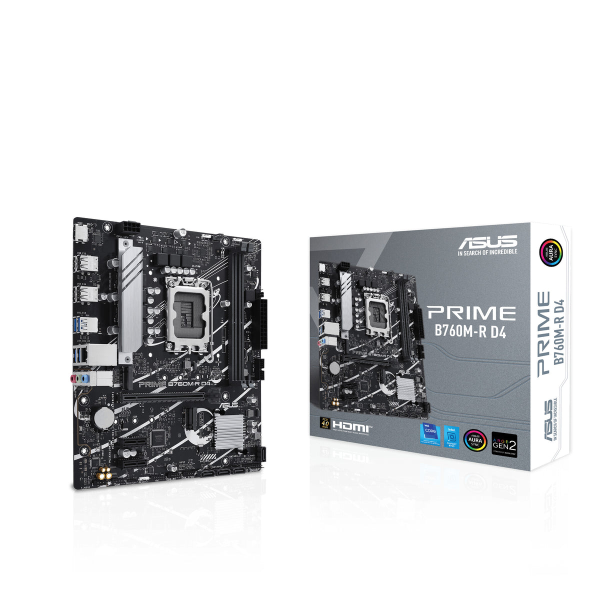 ASUS PRIME B760M-R D4 micro ATX motherboard - Intel B760 LGA 1700