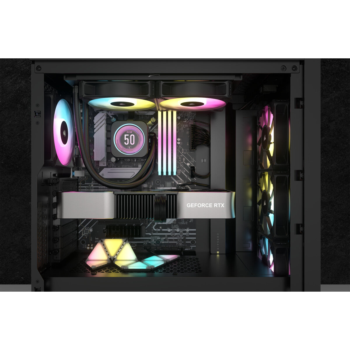 Corsair iCUE H100i ELITE - All-in-one Liquid Processor Cooler in Black - 240mm