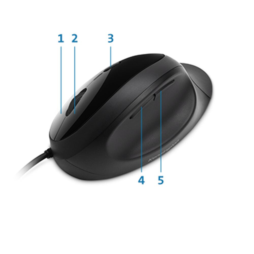 Kensington Pro Fit Ergo Wired Mouse - 3,200 DPI