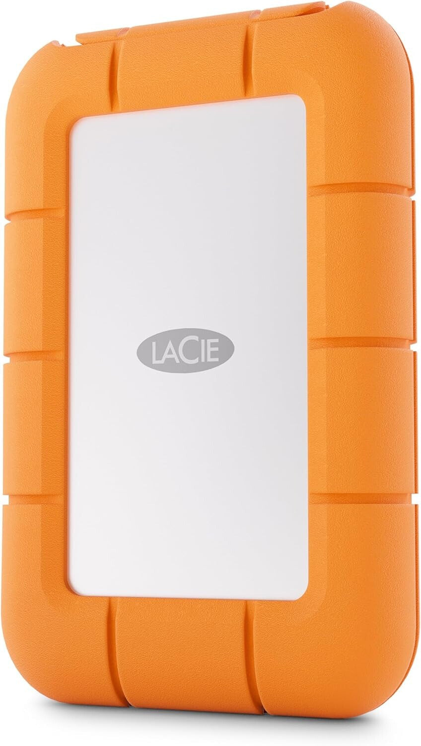 LaCie Rugged Mini - USB-C External HDD in Grey / Orange - 2 TB