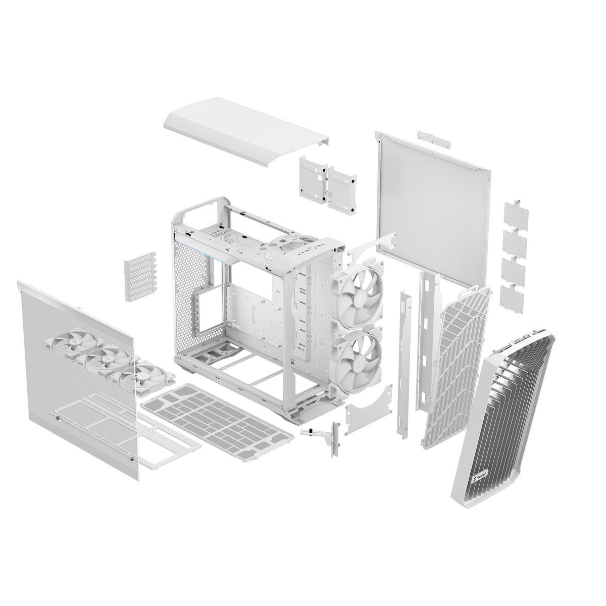 Fractal Design Torrent RGB - ATX Mid Tower Case in White