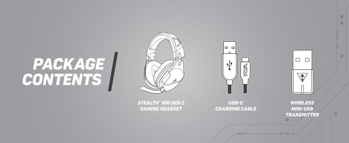 Turtle Beach Stealth 600 (2nd Gen) - USB Type-C Wired &amp; Wireless Gaming Headset for PS4 / PS5 in White