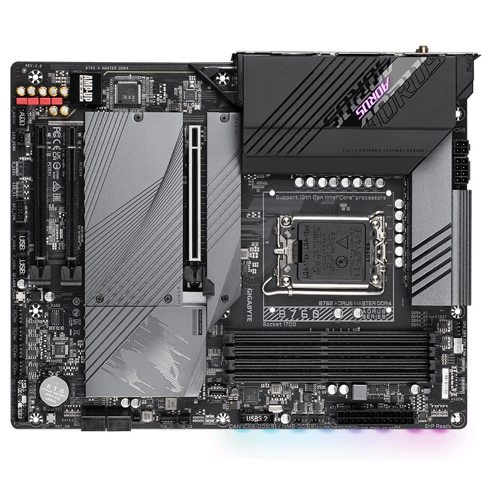 Gigabyte B760 AORUS MASTER DDR4 ATX motherboard - Intel B760 Express LGA 1700