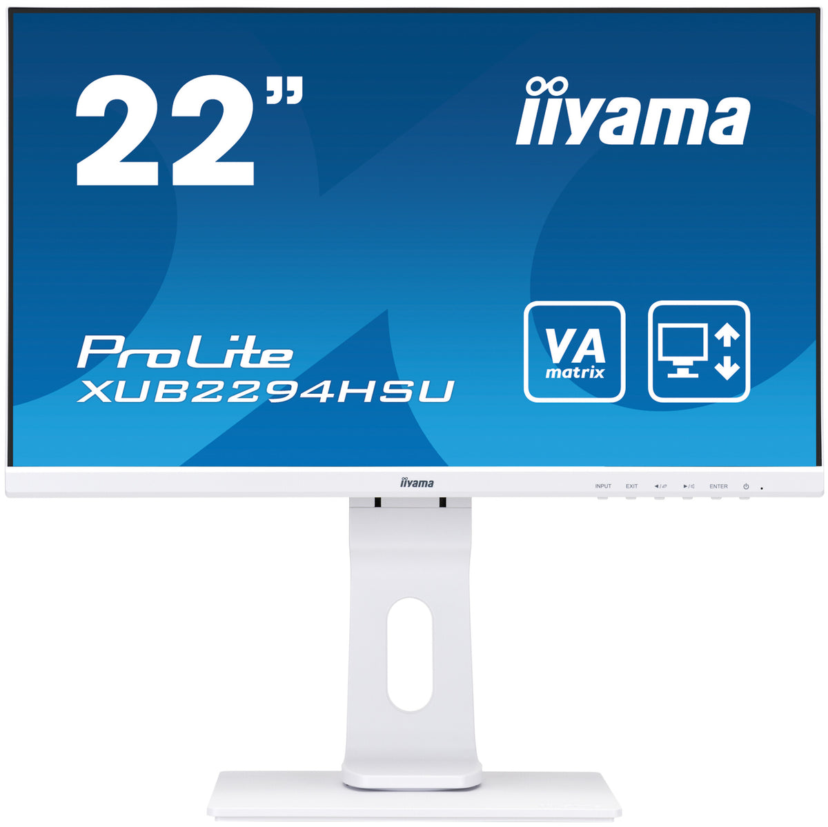 iiyama ProLite XUB2294HSU-W1 - 54.6 cm (21.5&quot;) - 1920 x 1080 pixels FHD LED Monitor