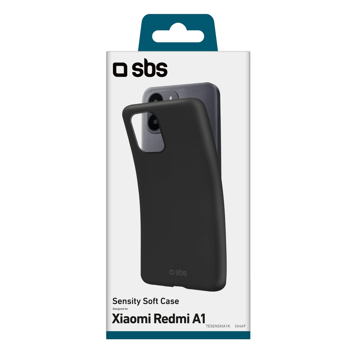 SBS Sensity mobile phone case for Xiaomi Redmi A1 in Black