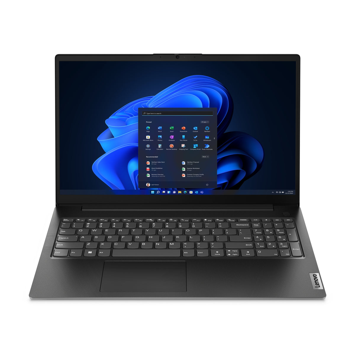 Lenovo V V15 Laptop - 39.6 cm (15.6&quot;) - Intel® Core™ i5-13420H - 8 GB DDR4-SDRAM - 256 GB SSD - Wi-Fi 5 - Windows 11 Pro - Black