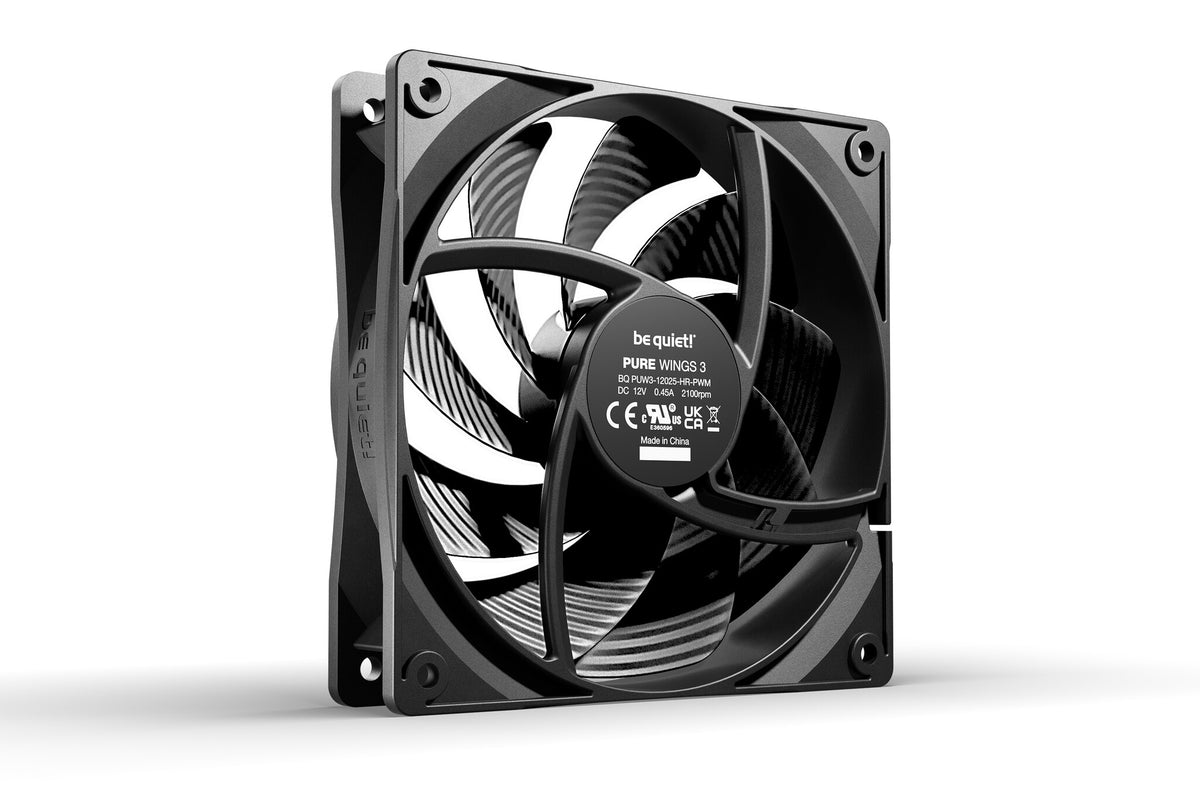 be quiet! Pure Wings 3 PWM - Computer Case Fan in Black - 120mm